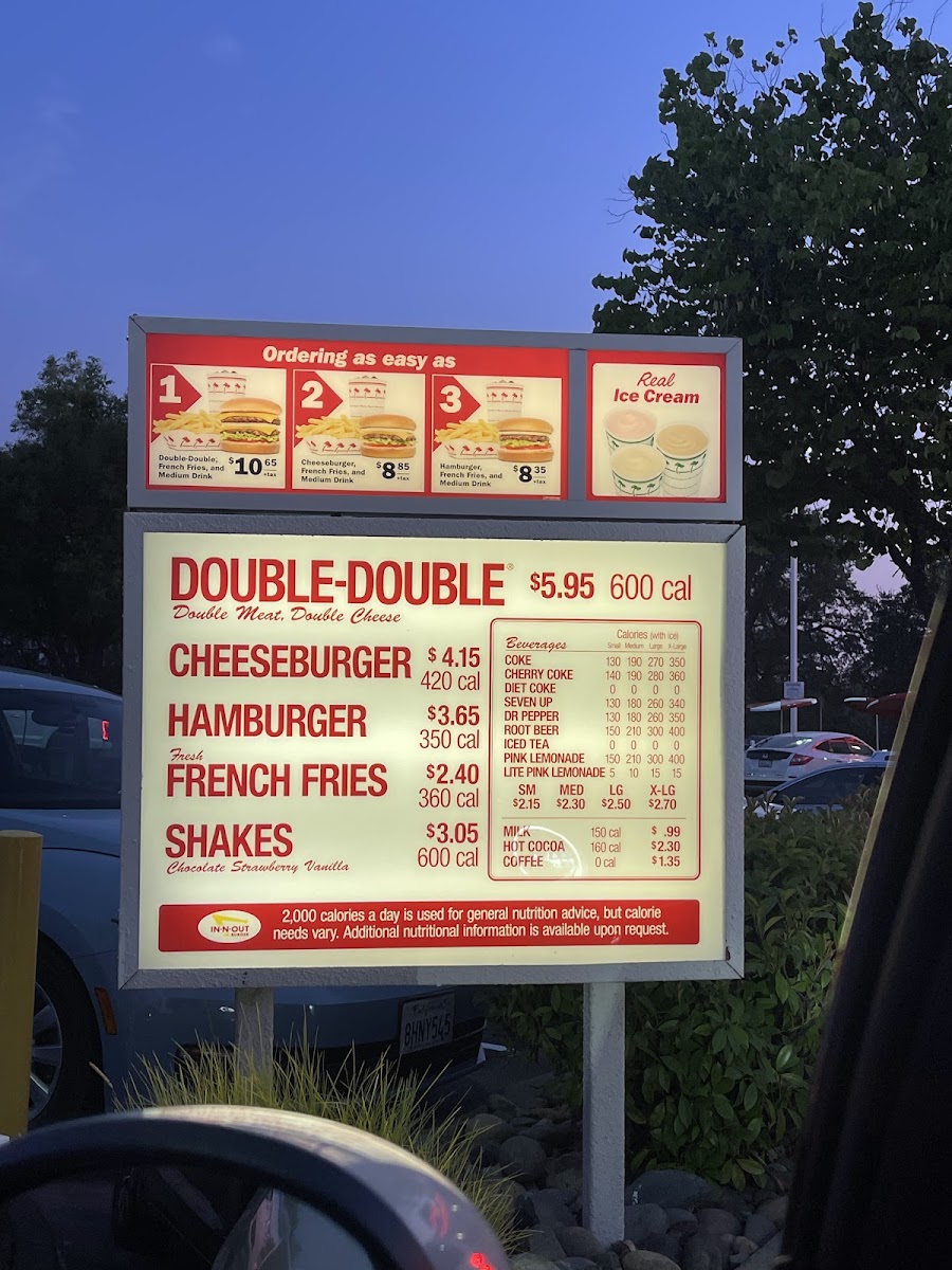 In-N-Out Burger Menu-1